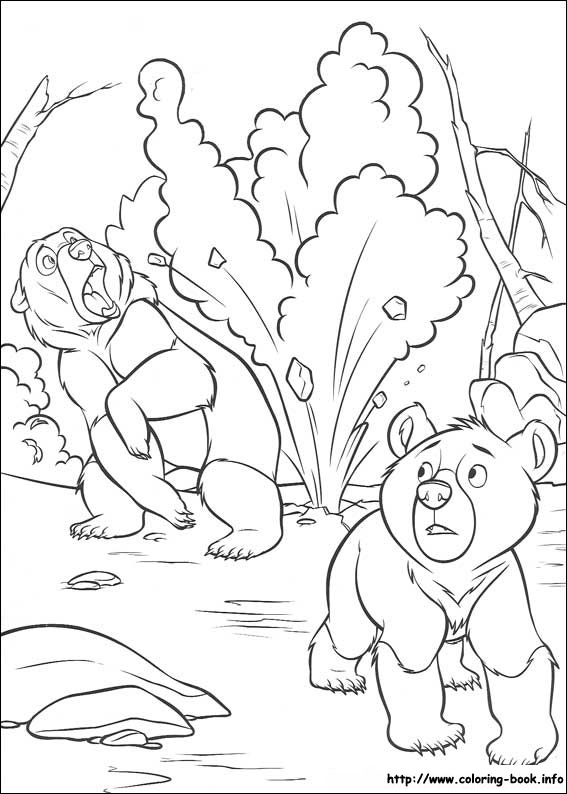 Brother Bear coloring picture